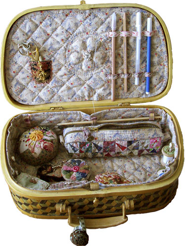 Sewing Case Open Full